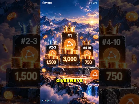 OCTOBER GLORY BOARD IS LIVE! CLIMB THE RANKS, EARN ATOS, AND PREPARE FOR MAINNET!