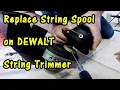 How to Replace the QUICKFEED STRING Spool on DEWALT 20V MAX String Trimmer DEWALT - DWO1DT995