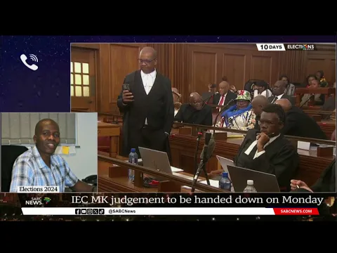 Download MP3 Elections 2024 | IEC MK judgment to be handed down on Monday: Prof Bheki Mngomezulu