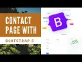 Bootstrap 5 Contact page with Html Bootstrap 5 Code Breakers