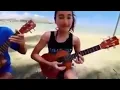 Download Lagu Cover gadis cantik main gitar kroncong dipinggir pantai