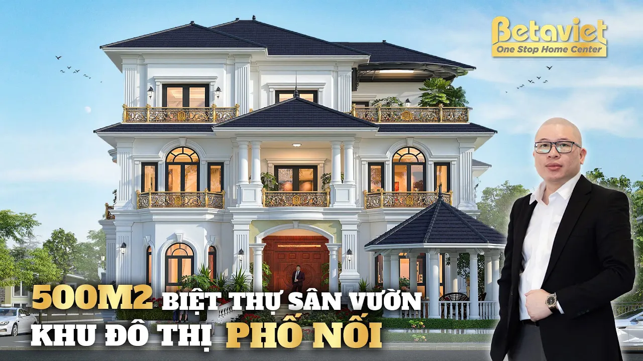 Chiêm ngưỡng biệt thự nhà vườn 500m2 hợp mệnh gia chủ