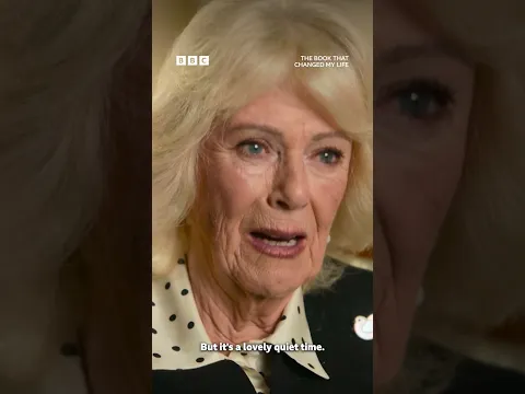 Queen Camilla discusses the reading habits of her and The King - BBC