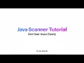 Java for Beginners Scanner class Learn Java Programming Easily