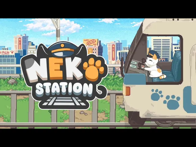 ネコの車掌さん(Neko Station/ 貓咪列車長) Trailer【放置系デスクトップゲーム】