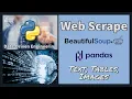 Python Web Scrape in Data-Driven Engineering
