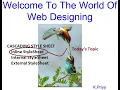 Lecture 6 - HTML CSS