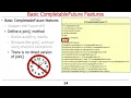 Overview of Basic Java CompletableFuture Features