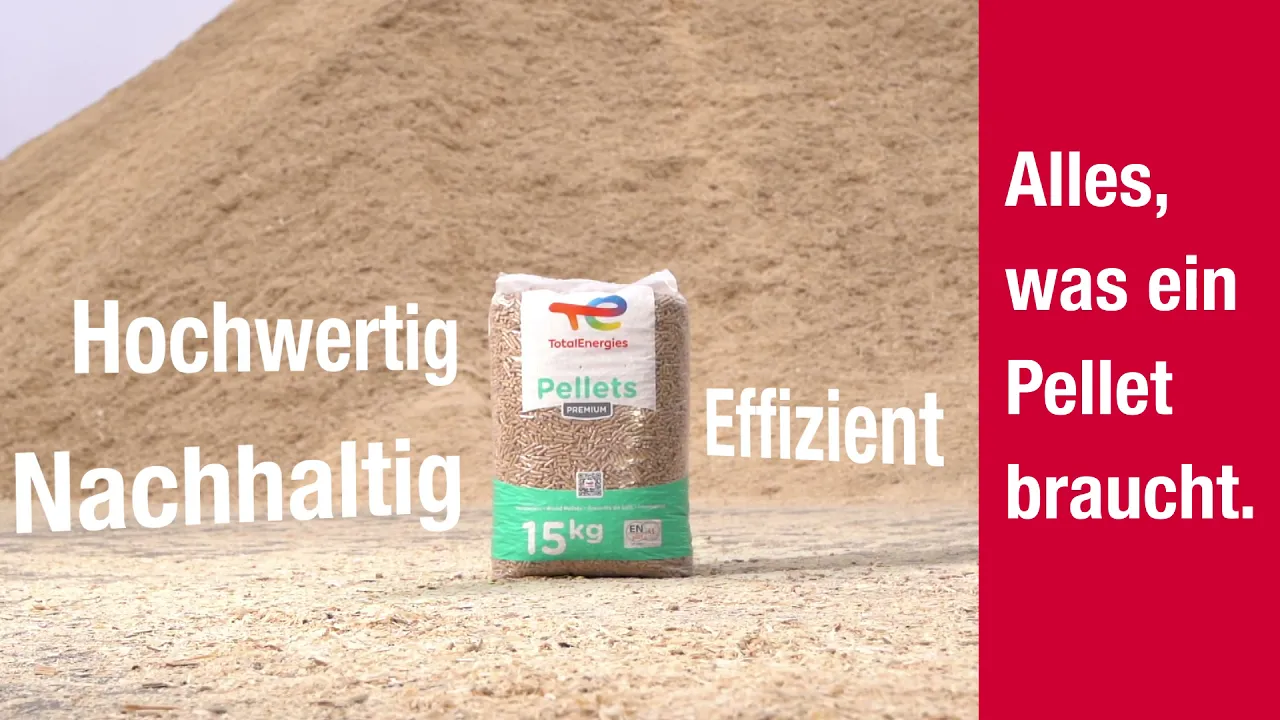 Umweltschonend Heizen mit Premium Pellets von TotalEnergies