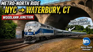 Metro-North NYC to Waterbury CT Scenic Ride via the Waterbury Branch