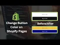How to Change Button Colors in Shopify Dawn Theme 2026 Easy CSS