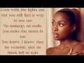 Coco Jones ~ Love Me Through ~ Lyrics 