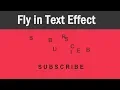 Fly in Text Animation CSS Fly in Text effect using css and jquery csPoint