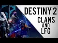 Destiny 2 Clans LFG Clan Rewards And Clan Levels