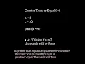 Day - 2 Comparison and logical operators in python