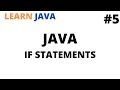 Learn JAVA if statements Tutorial Java programming for beginners Cool Techy Guy