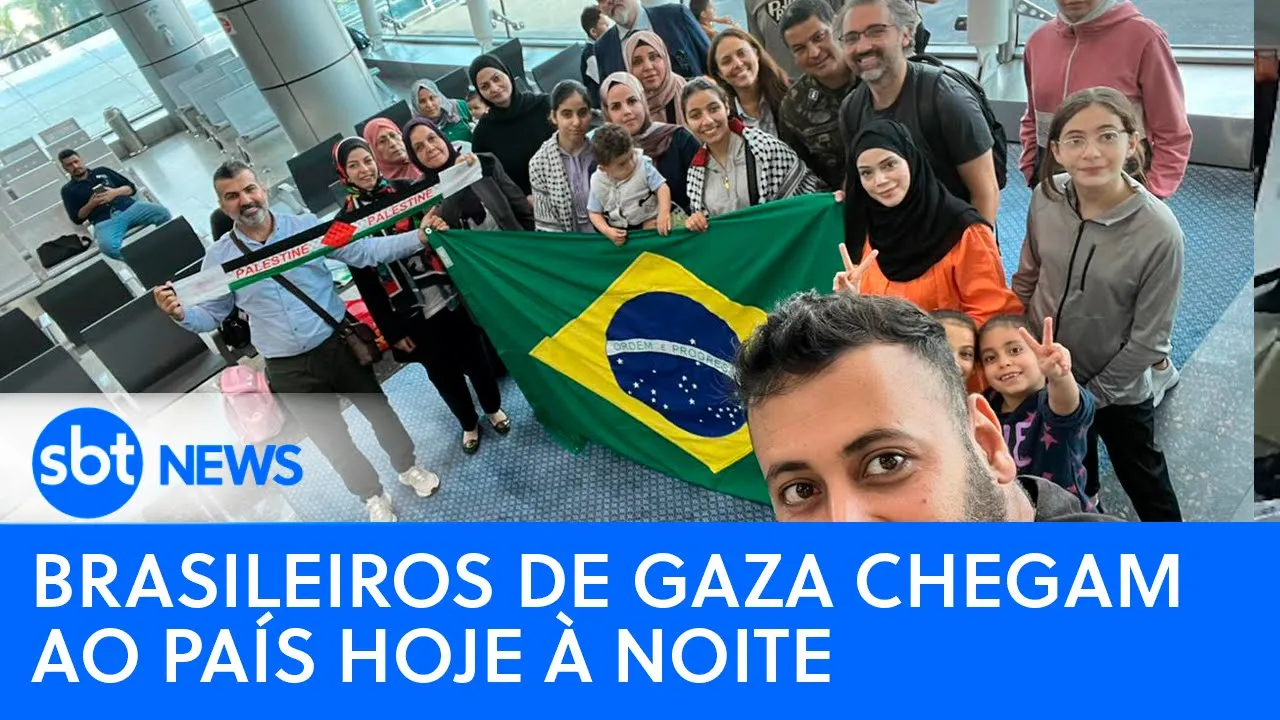 ????Brasil Agora: Brasileiros de Gaza chegam ao país hoje à noite