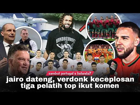 Download MP3 Verdonk 'Bocorkan' Rahasia PSSI, Jairo OTW Indonesia: 3 Pelatih Top Puji Perkembangan Timnas