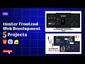 Build 5 Real World Projects Full Frontend Projects HTML CSS JAVASCRIPT Tutorial