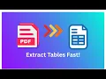 How to Extract Tables from PDF Using Python Tabula Tutorial for Beginners