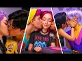 Download Lagu 100 KISSES - KPop Demon Hunters | Rumi, Mira, \u0026 Zoey Huntrix with Jinu, Abby, Mystery etc Saja Boys