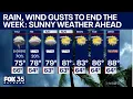 Orlando PM Weather forecast Rain gusty winds persist until the weekend