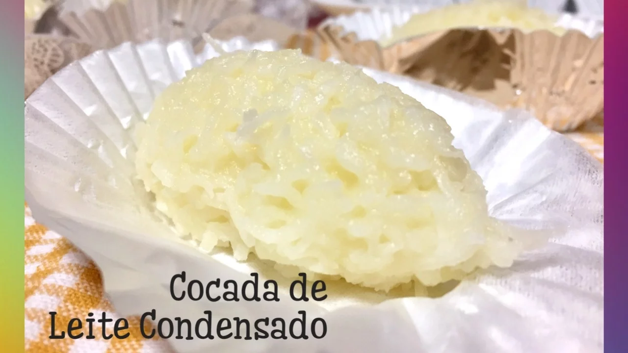 COCADA DE LEITE CONDENSADO SUPER FÁCIL