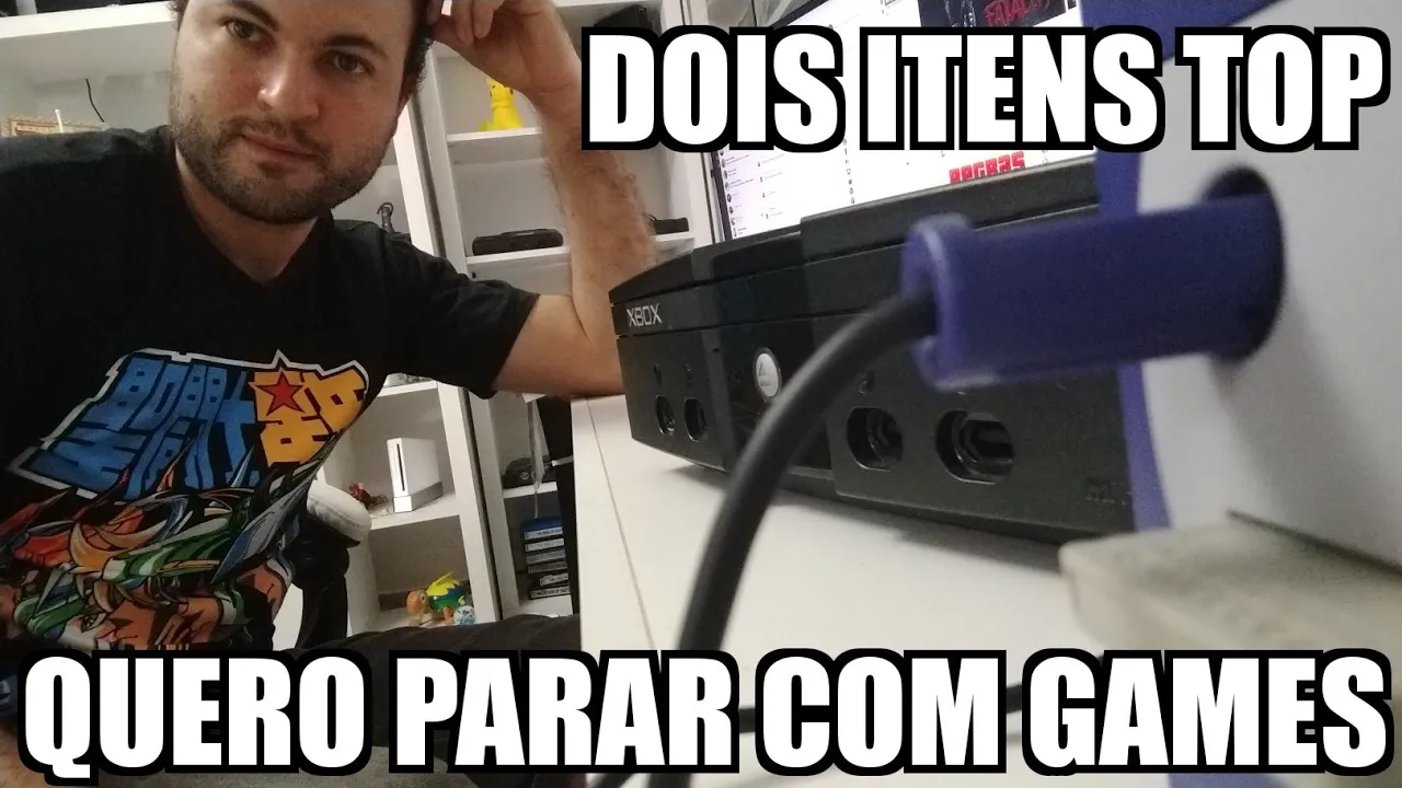 Caçada Gamer Dois itens top, quero parar com os games