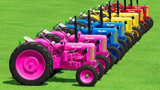 MINI TRACTORS OF COLORS! 🌈 MINI ZETOR vs SILAGE & BALE MAKING! FAST WORK! FS25