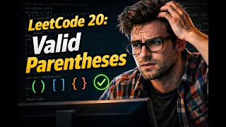 Valid Parentheses - LeetCode 20 Python Stack Solution Tutorial Explained