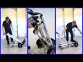 Best 4-in-1 Foldable Hand Truck Heavy-Duty Dolly With Flat-Free Wheels 3-Min Review