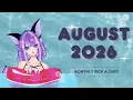 August 2026 Month Ahead Readings