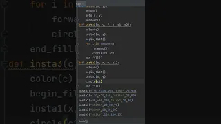 Draw Instagram logo with python in turtle