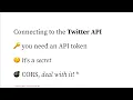 Using Observable to get and visualize Twitter data