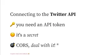 Using Observable to get and visualize Twitter data