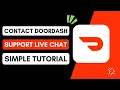 How to Contact DoorDash Support Live Chat