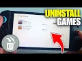 How To Uninstall Games Apps on Nintendo Switch 2