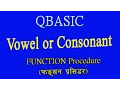 35 To Print The Entered Character Is Vowel Or Consonent Using Function Procedure in Nepali