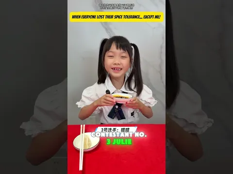 🌶️A little girl won a spicy chili eating competition, beating everyone else 🥵🤯