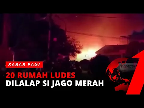 Puluhan Rumah di Grogol Ludes Dilahap Si Jago Merah