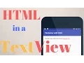 HOW TO SHOW HTML INSIDE TEXTVIEW - Android Development