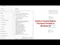 Enable or Disable Taskbar Thumbnail in Windows 10