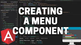 Creating a Menu Component in our Angular App - Character Counting Site Angular