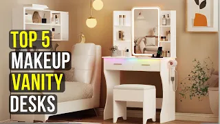 5 Vanity Desks That Solve Your Clutter Problem