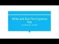 Write and Run First Android Espresso Test Case