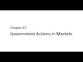 Government Actions in Markets Price Ceiling Price Floors and Production Quotas