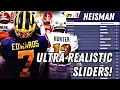 The Most REALISTIC Dynasty Mode Sliders for Heisman Difficulty EA Sports College Football 25