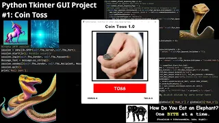 Python Tkinter Project 01 Coin Toss