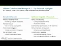 What s New with VMware Data Services Manager 9 1