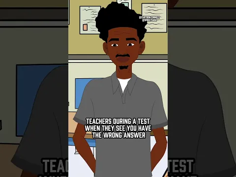 Teachers during a test when they see you have the wrong answer 😭